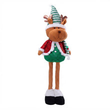 Cargar imagen en el visor de la galería, Figura de Navidad Flexible de 53 a 87 cm - Muñeco Decorativo Navideño con Patas Extensibles para Decoración del Hogar, Chimenea y Árbol - Gerimport
