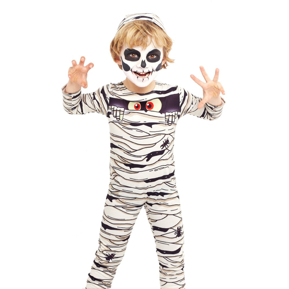 Disfraz Momia Sangienta Unisex Niño Niña Infantil Sonriente Para Halloween Carnaval