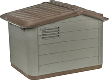 Cargar imagen en el visor de la galería, Casa para Perros y Gatos | Caseta de Plástico Resistente Interior y Exterior | Refugio Mascotas Jardín o Patio | Fácil Montaje

