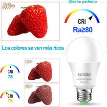 Cargar imagen en el visor de la galería, Bombilla LED con Sensor Crepuscular Day/Night, E27, 900Lm, 9W, Equivalente a 72W, Luz Blanca Fría 6500K, Encendido/Apagado Automático, Para Pasillo, Jardín, Terraza, 2Pcs
