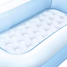 Cargar imagen en el visor de la galería, Intex Piscina Hinchable Infantil Rectangular, 166x100x25 cm, 90 litros de Capacidad, Suelo Hinchable para Mayor Comodidad, Piscina Azul para niños Desde 2 años, Incluye Parche de reparación (57403)
