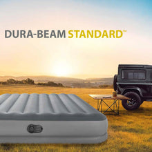 Cargar imagen en el visor de la galería, Colchón hinchable Dura Bream Prestige, Cama de aire Bomba de inflado incorporada, Colchón inflable Fiber-Tech, Gris Intex
