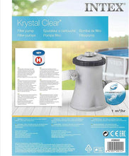 Cargar imagen en el visor de la galería, Intex 28602 - Depuradora cartucho tipo H Krystal Clear 1.250 litros/hora Para Piscina
