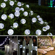 Cargar imagen en el visor de la galería, Guirnalda Luces Led Solar Exterior Cadena de Luces Impermeable, 8 Modos De Iluminación para Jardín, Boda, Vacaciones, Navidad, Terraza, Fiestas
