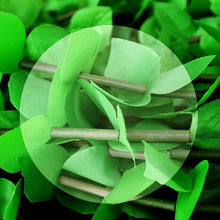 Cargar imagen en el visor de la galería, Tiras Hojas Artificiales Verdes para Jardín, Casa, Cortina la puerta de Decoración

