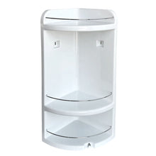 Cargar imagen en el visor de la galería, Estanteria Rinconera de baño Blanco Varilla Cromo
