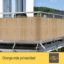 Cargar imagen en el visor de la galería, Valla de Protección Bambú Natural Ocultación y Protección – Visual y Viento de Caña Balcones Terrazas y Jardín – Robusto Biombo de Bambú Resistente a la Intemperie
