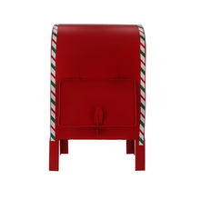 Cargar imagen en el visor de la galería, Buzón Americano de Metal Rojo Esquina – Decoración de Navidad 20.5x16x34 cm
