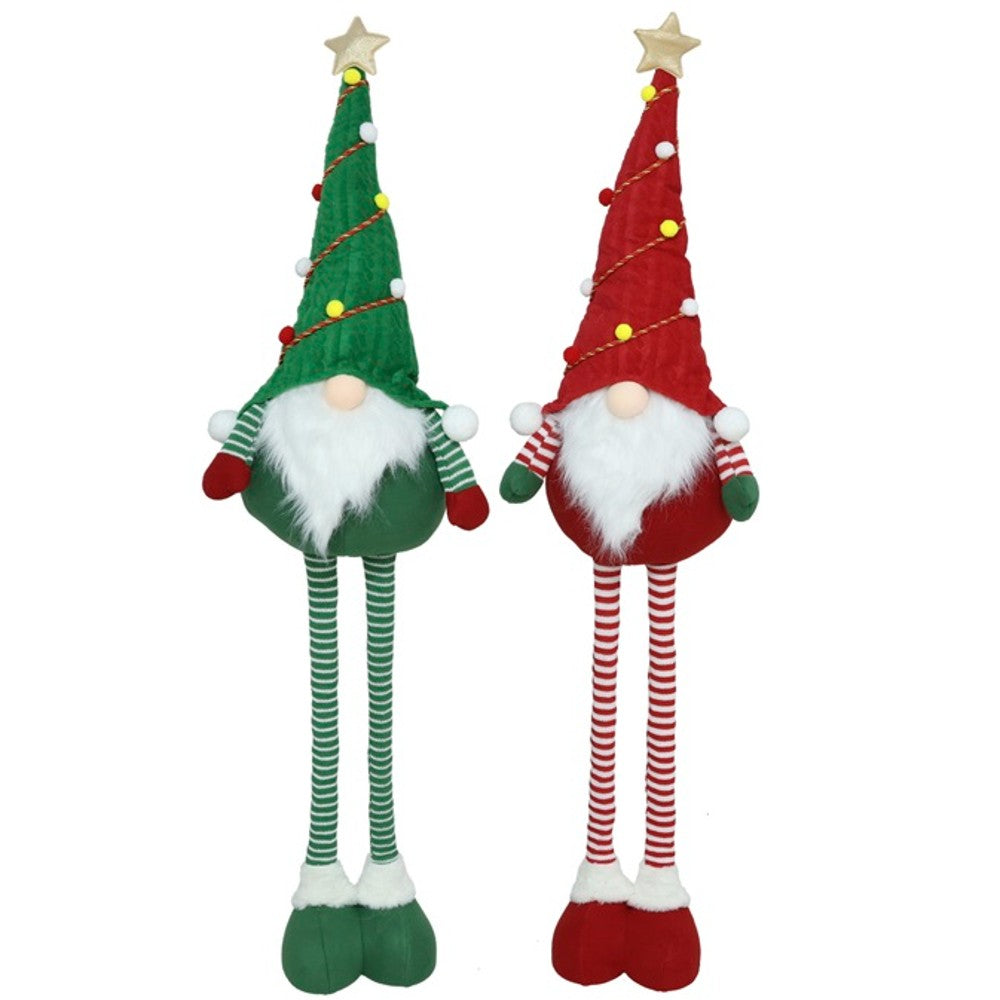 Muñeco Gnomo Extensible Navideño – Decoración de Navidad 118 cm