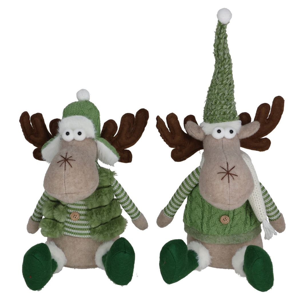 Muñeco Reno Verde Navideño – Decoración de Navidad