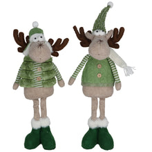 Cargar imagen en el visor de la galería, Muñeco Reno Verde Navideño – Decoración de Navidad
