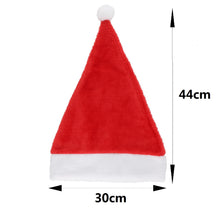 Cargar imagen en el visor de la galería, Gorros de Navidad para Adulto - Pack de 2 o 6 Unidades de Gorros de Papá Noel y Estilo Festivo
