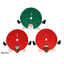 Cargar imagen en el visor de la galería, Cubrepié de árbol de Navidad, Falta Alfombra Pie de Pino 90 cm de los Reyes Magos - Faldón Redondo de Poliéster para Base de Árbol de Navidad
