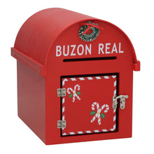 Cargar imagen en el visor de la galería, BUZÓN REAL DE NAVIDAD Madera - Adorno Decorativo 16X20X19 CM
