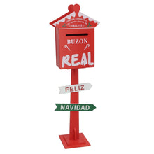 Cargar imagen en el visor de la galería, Buzón Real de Navidad - Decoración Navideña de Madera para Cartas de Reyes Magos, Adorno Festivo para Hogar y Regalo Infantil
