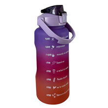Cargar imagen en el visor de la galería, Botella Adara de Plástico 2L para Bebidas Refresco Agua, Botella de Agua Con Pajita Para deporte Gemensio,  Botellas de agua para hacer ejercicio

