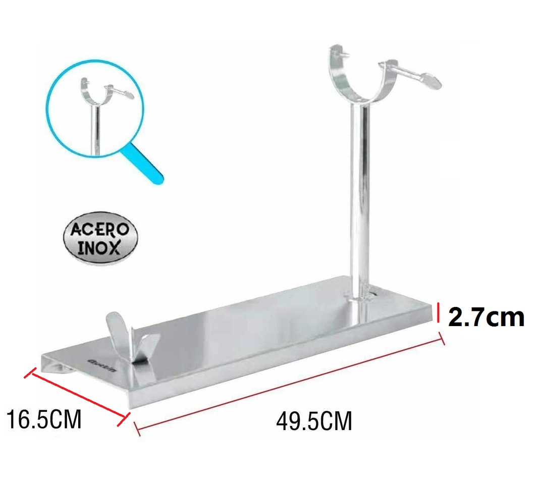 Soporte Jamonero Extra Grande y Largo Acero Inoxidable