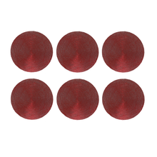 Cargar imagen en el visor de la galería, Set de 6 Salvamanteles de Navidad | Plástico Decorativo Ø 38 cm y 45 × 29,5 cm | Rojo, Oro y Plata
