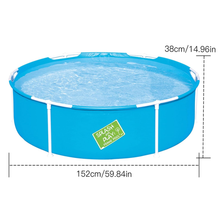 Cargar imagen en el visor de la galería, Piscina Desmontable Redonda Tubular Para + 2 Años De Pvc ø 152x38 Cm
