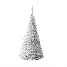 Cargar imagen en el visor de la galería, Pino de Navidad Cono Plegable Nevado – Árbol Navideño Decorativo Fácil de Montar

