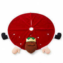 Cargar imagen en el visor de la galería, Cubrepié de árbol de Navidad, Falta Alfombra Pie de Pino 90 cm de los Reyes Magos - Faldón Redondo de Poliéster para Base de Árbol de Navidad
