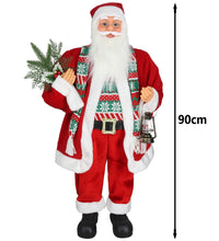 Cargar imagen en el visor de la galería, Figura Papa Noel Santa Clau de Pie con Regalo a la Mano Para Decoración de Navidad

