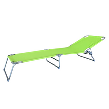 Cargar imagen en el visor de la galería, Tumbona Hamaca Plegable para Playa, Jardín, Terraza - Silla Hamaca Multiposiciones de Metal - 3 Posiciones 24 x 55 x 188 cm
