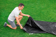 Cargar imagen en el visor de la galería, Cubierta para piscina, Cobertor de Invierno Redondo de PVC para Piscinas Negro
