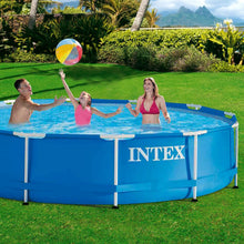 Cargar imagen en el visor de la galería, Piscina desmontable Familiar Metal Frame Intex ø366 x 76 cm 6503 L
