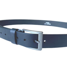 Cargar imagen en el visor de la galería, Cinturon Hombre Cuero Negro Jeans Reversible Piel clasico inspirado en EA
