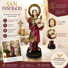 Cargar imagen en el visor de la galería, Estatua de San Pancracio Santo de la Suerte figura Navidad Decoracion en Casa
