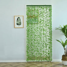 Cargar imagen en el visor de la galería, Tiras Hojas Artificiales Verdes para Jardín, Casa, Cortina la puerta de Decoración
