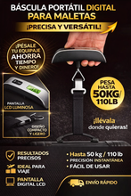 Cargar imagen en el visor de la galería, Báscula Digital Portátil para Maletas con Pantalla LCD – Hasta 50 kg, Compacta y Precisa
