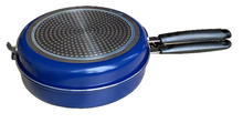 Cargar imagen en el visor de la galería, Sartén Giratortilla doble para Tortillas, induccion, tortilla de GAS VITRO, 14, 20, 24 cm giratortillas sarten
