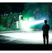 Cargar imagen en el visor de la galería, Linterna de cabeze frontal led recargables ajustable 4 modos 320LM IP20 para campo, camping al aire libre, escalada de montaña y minería y reparación de automóviles
