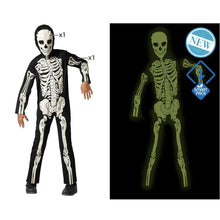 Cargar imagen en el visor de la galería, Disfraz esqueleto niño infantil para halloween carnaval fiesta teatro
