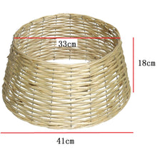 Cargar imagen en el visor de la galería, Gerimport - Base de Árbol de Navidad Pie Mimbre Naturaleza Decoracion Navidad Diferentes Medidas
