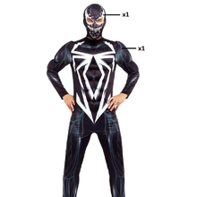 Cargar imagen en el visor de la galería, Disfraz Black Spider Hombre Adulto para Halloween Carnaval Fiesta Teatro
