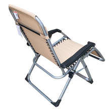 Cargar imagen en el visor de la galería, Silla tumbona hamaca plegable Reclinable de gravedad cero y resistente para Playa Patio Jardín Camping al Aire Libre, Carga Max.150 kg
