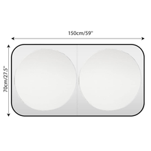 Cargar imagen en el visor de la galería, Parasol para ventana de coche, parasol plegable, protección UV, accesorios de estilo de coche, apto para la mayoría de vehículos
