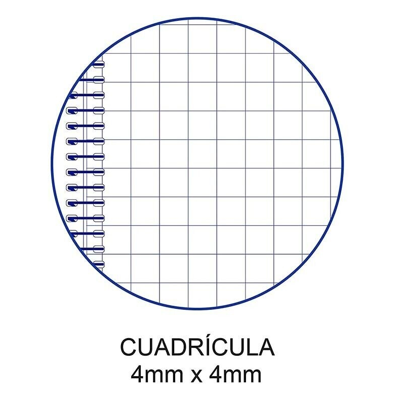 Pack 6 Cuaderno Libreta Grapada Tapa Normal Carton 48 Hojas 60g/m2 A4 + 7 Colores
