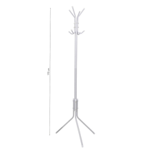 Cargar imagen en el visor de la galería, Perchero de pie metal color negro  8 ganchos 170cm
