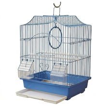 Cargar imagen en el visor de la galería, Jaula para Pájaros con Comederos y Bandeja Extraíble 30 × 23 × 39 cm – Colores Surtidos (Envío Aleatorio)
