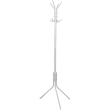 Cargar imagen en el visor de la galería, Perchero de pie metal color negro  8 ganchos 170cm
