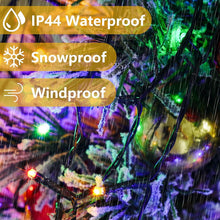 Cargar imagen en el visor de la galería, Guirnalda Campana de Luces LED para Árbol 400 LED 2 m por Tira con 8 Modos de Luz IP44 Interior y Exterior
