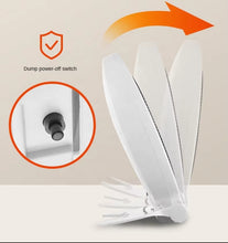 Cargar imagen en el visor de la galería, Estufa Halógena Calefactor portátil de bajo consumo, Calentador eléctrico con 2 potencias: 400W, 800W, de 2 tubos, Para el hogar y oficina
