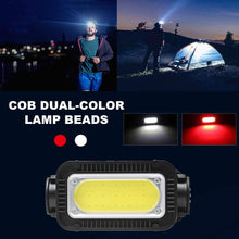 Cargar imagen en el visor de la galería, Linterna de cabeze frontal led recargables USB-C – 2 Modelos A/B – 5/6 Modos – Ajustable – IPX4 gran luminosidad e iluminacion para campo, camping al aire libre, escalada de montaña y minería y reparación de automóviles
