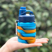 Cargar imagen en el visor de la galería, 3 Botellas de Agua Plegables de Silicona 500ml – Portátiles, Reutilizables, Ideales para Viaje, Deporte y Camping
