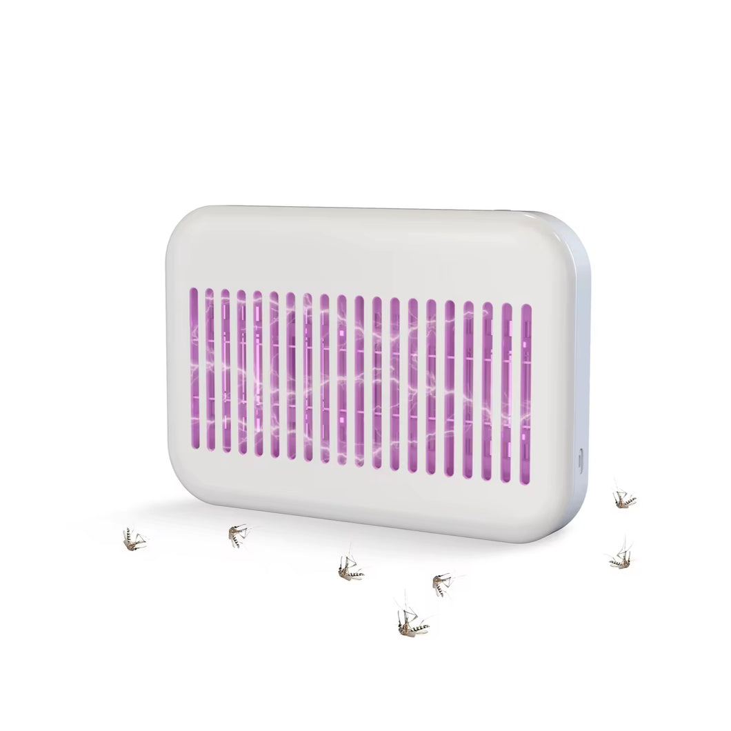 Lámpara Mata Insectos Eléctrica USB | Mata Mosquitos y Moscas | Luz UV 5W 25x38 cm