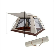Cargar imagen en el visor de la galería, Tienda de Campaña Automática 4 Personas 200x200cm – 2 Puertas y 2 Ventanas, Plegado Rápido e Impermeable
